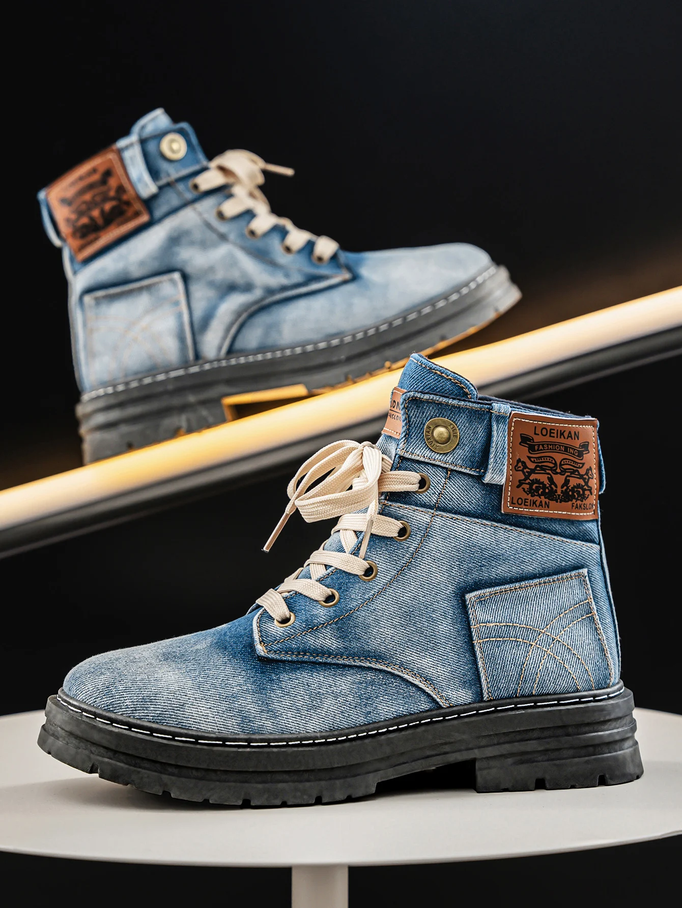 Wilford & Co. Denim Stiefel
