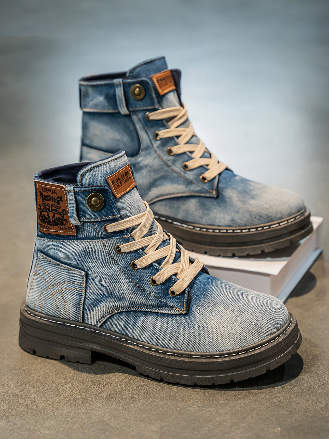 Wilford & Co. Denim Stiefel