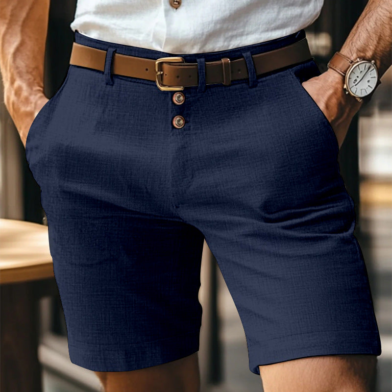 Rupert | Shorts Herren Regular Fit Sommer Leicht Knopfverschluss