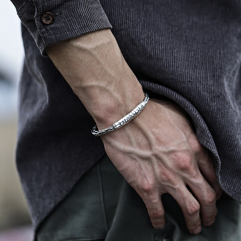 Kupferarmband für Damen und Herren im geflochtenen Design