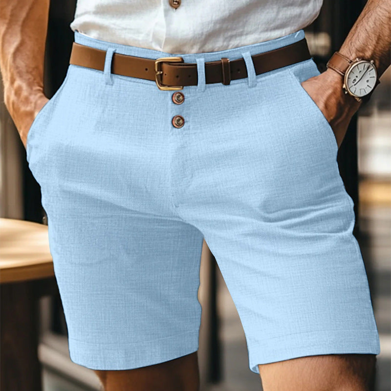Rupert | Shorts Herren Regular Fit Sommer Leicht Knopfverschluss