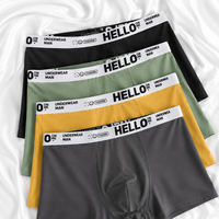 Herren Boxer Shorts Set aus Atmungsaktivem Funktionsmaterial für Alltag und Sport