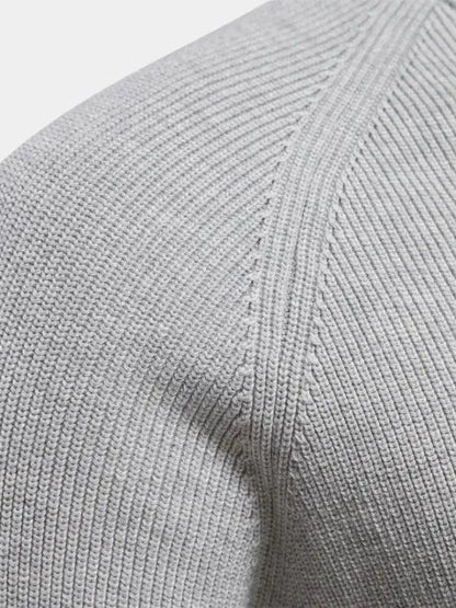 Eleganter Viertelzip-Pullover von Cross & Crown