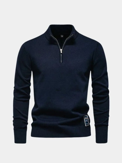 Essential Quarter-Zip Pullover - Cross & Crown