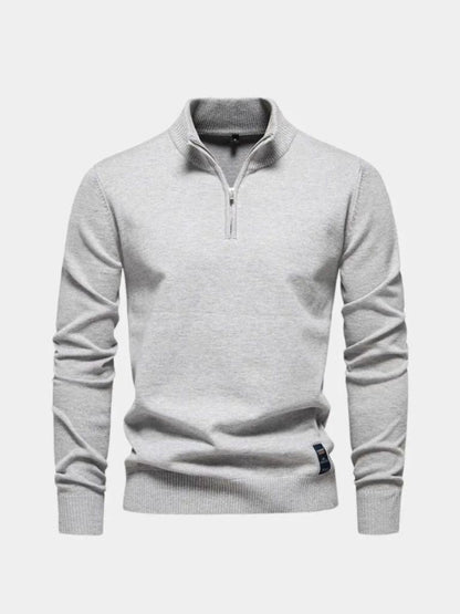 Essential Quarter-Zip Pullover - Cross & Crown
