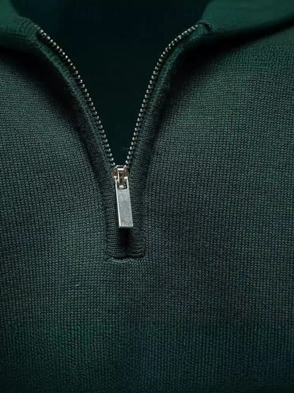Essential Quarter-Zip Pullover - Cross & Crown