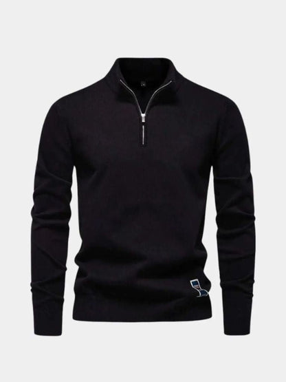 Essential Quarter-Zip Pullover - Cross & Crown