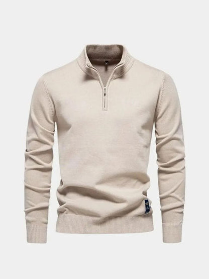 Essential Quarter-Zip Pullover - Cross & Crown