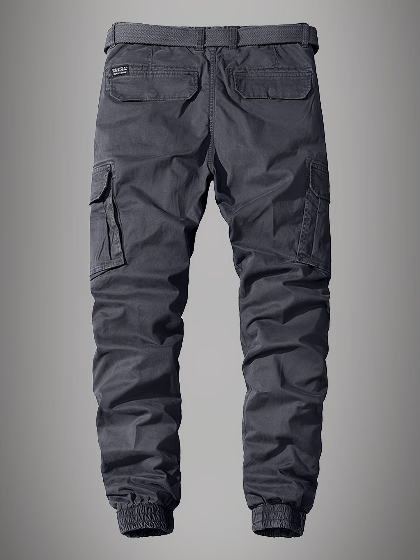 Cargohose Herren Relaxed Fit Freizeit & Alltag Bestickt