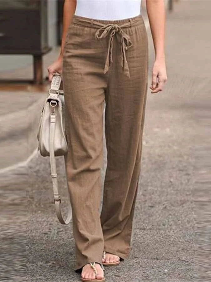 Freizeithose Damen Relaxed Fit Sommer