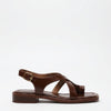 Ledersandalen Damen Verstellbar Freizeit Sommer Komfort