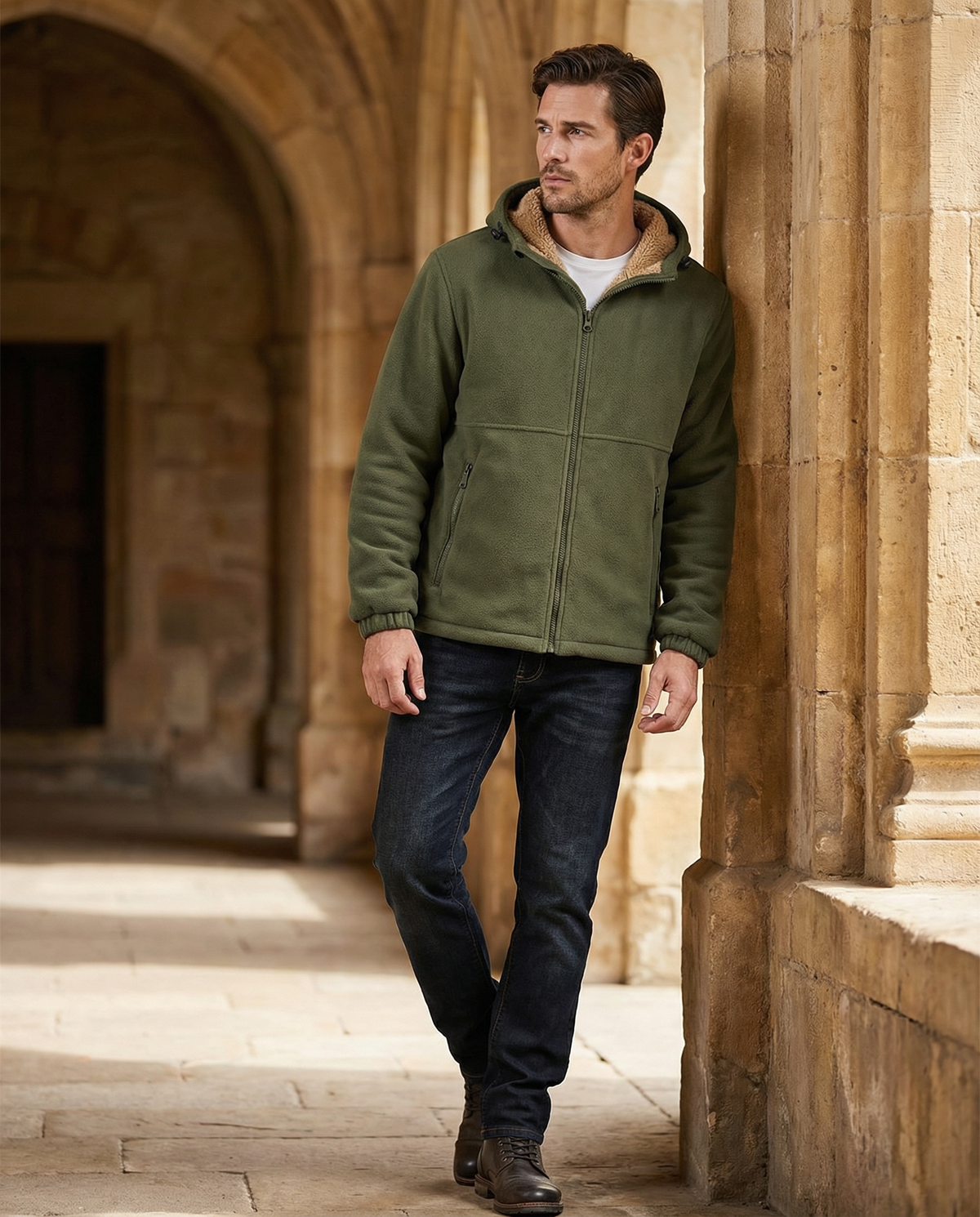 Hoodie Herren Robust Warm Outdoor Freizeit