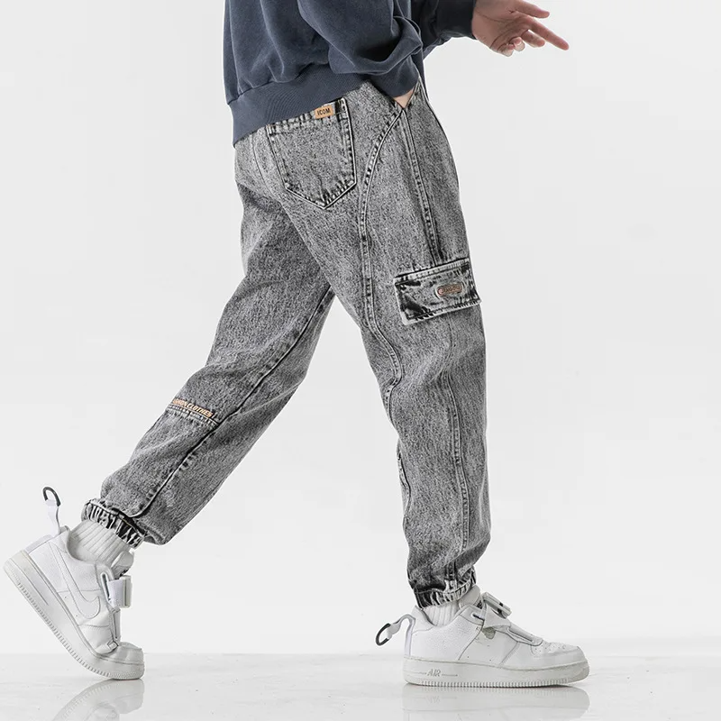Cargo Jogginghose Herren Relaxed Fit Freizeit