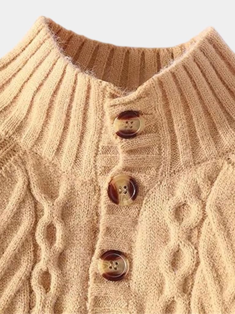 Giovanni Klassischer Pullover mit Strickdesign - Kreuz & Krone