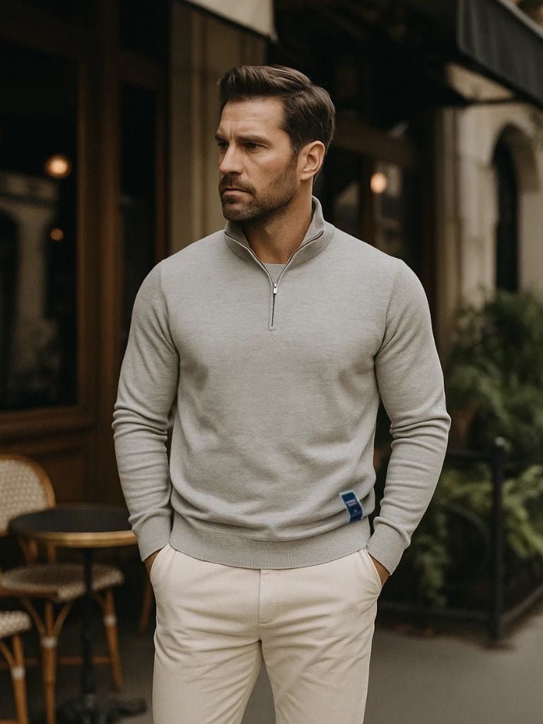 Cross & Crown Half-Zip Knit Pullover