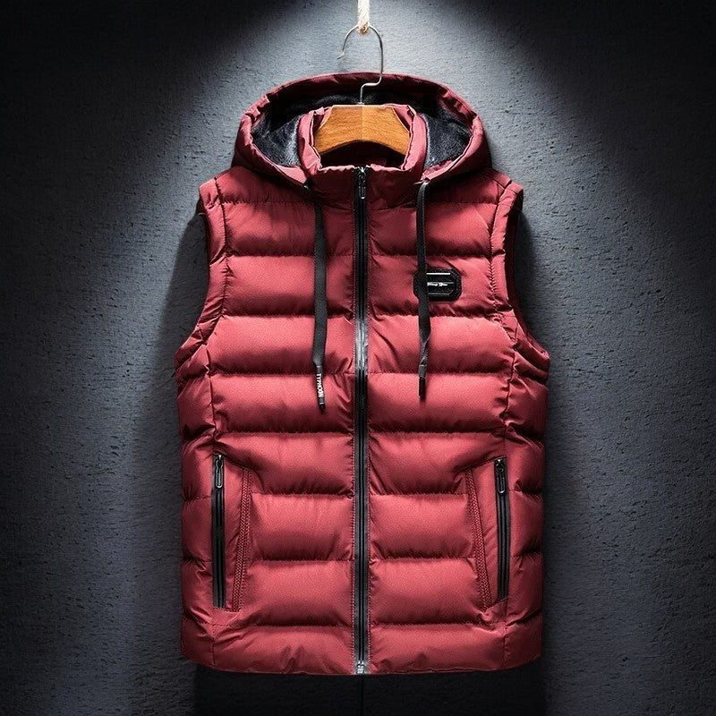 Pufferweste Herren Slim Fit Winter Outdoor