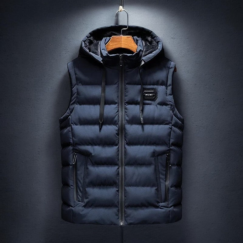Pufferweste Herren Slim Fit Winter Outdoor