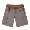 Cargo Shorts Herren Regular Fit Freizeit Beintaschen Logo