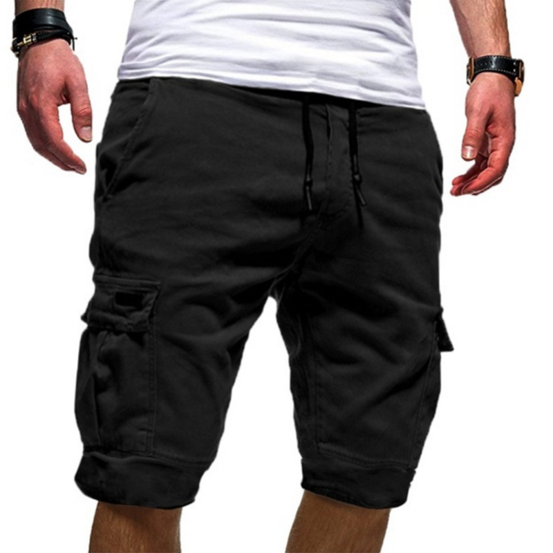 Cargoshorts Herren Relaxed Fit Freizeit Sommer