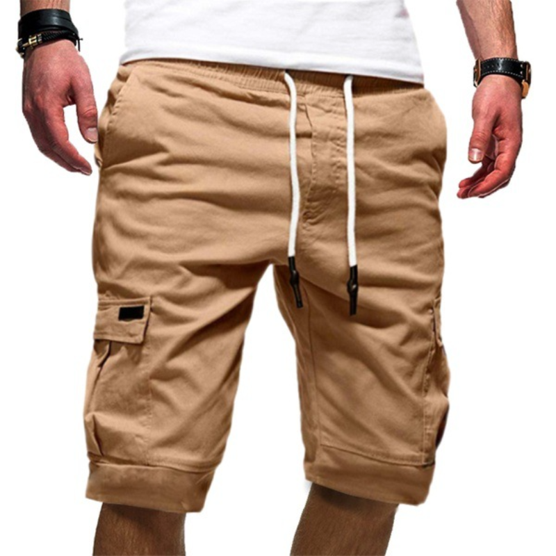 Cargoshorts Herren Relaxed Fit Freizeit Sommer