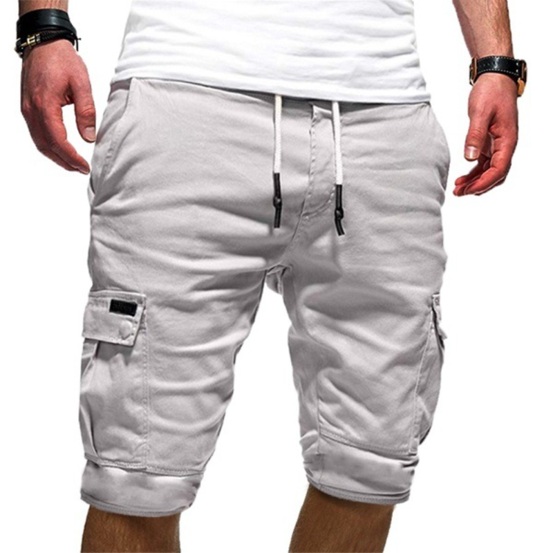Cargoshorts Herren Relaxed Fit Freizeit Sommer