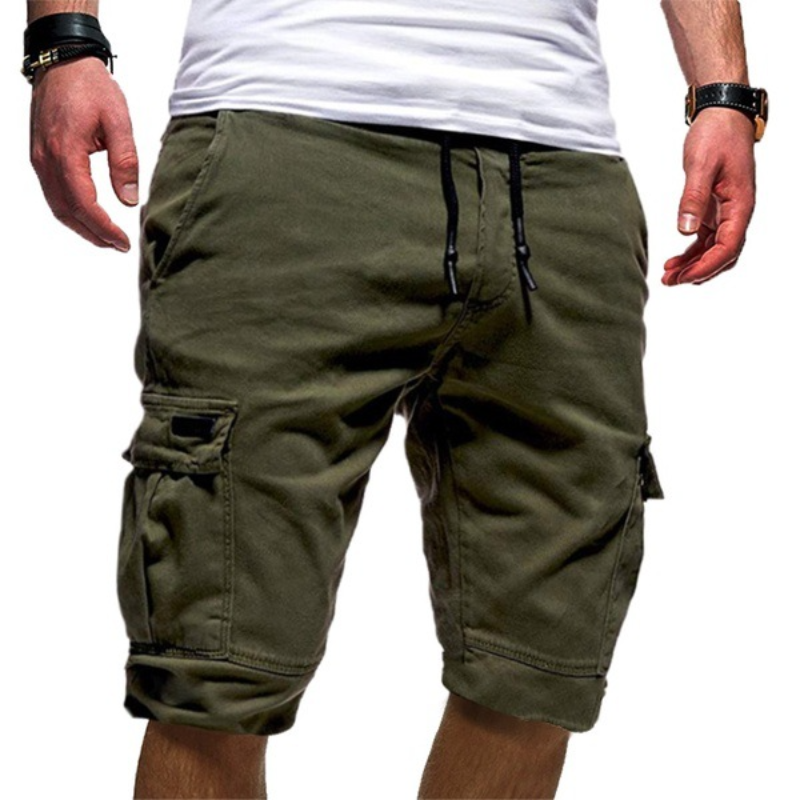 Cargoshorts Herren Relaxed Fit Freizeit Sommer