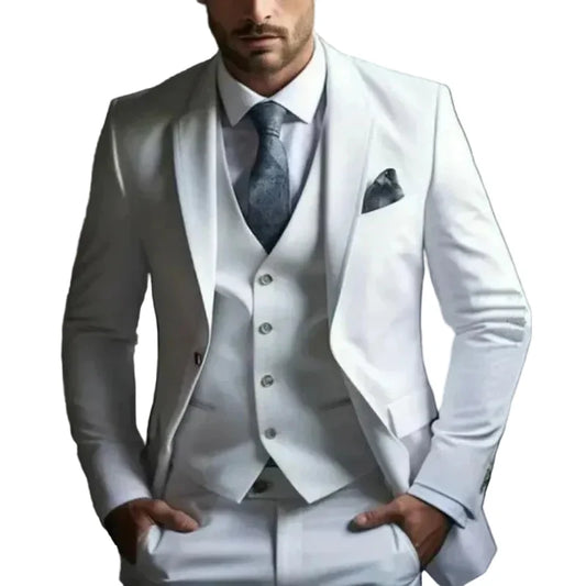 Costume trois pièces homme coupe slim business
