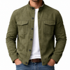 Jacke Herren Regular Fit Freizeit Stehkragen Brusttaschen