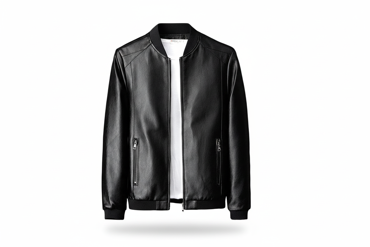 Jacke Herren Regular Fit Freizeit Stehkragen Reißverschlusstaschen