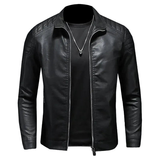 Veste homme Coupe droite Loisirs Col montant Détails aux épaules