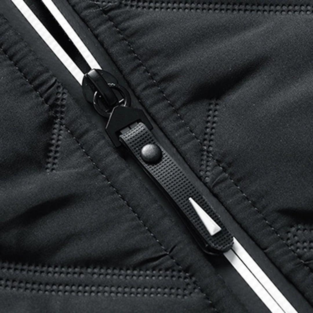 Jacke Herren Regular Fit Casual Stehkragen Steppmuster