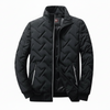 Jacke Herren Regular Fit Casual Stehkragen Steppmuster