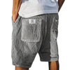 Shorts Herren Regular Fit Freizeit Rippenstruktur mit Taschen