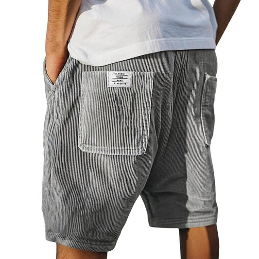 Shorts homme Coupe regular Loisirs Maille côtelée avec poches