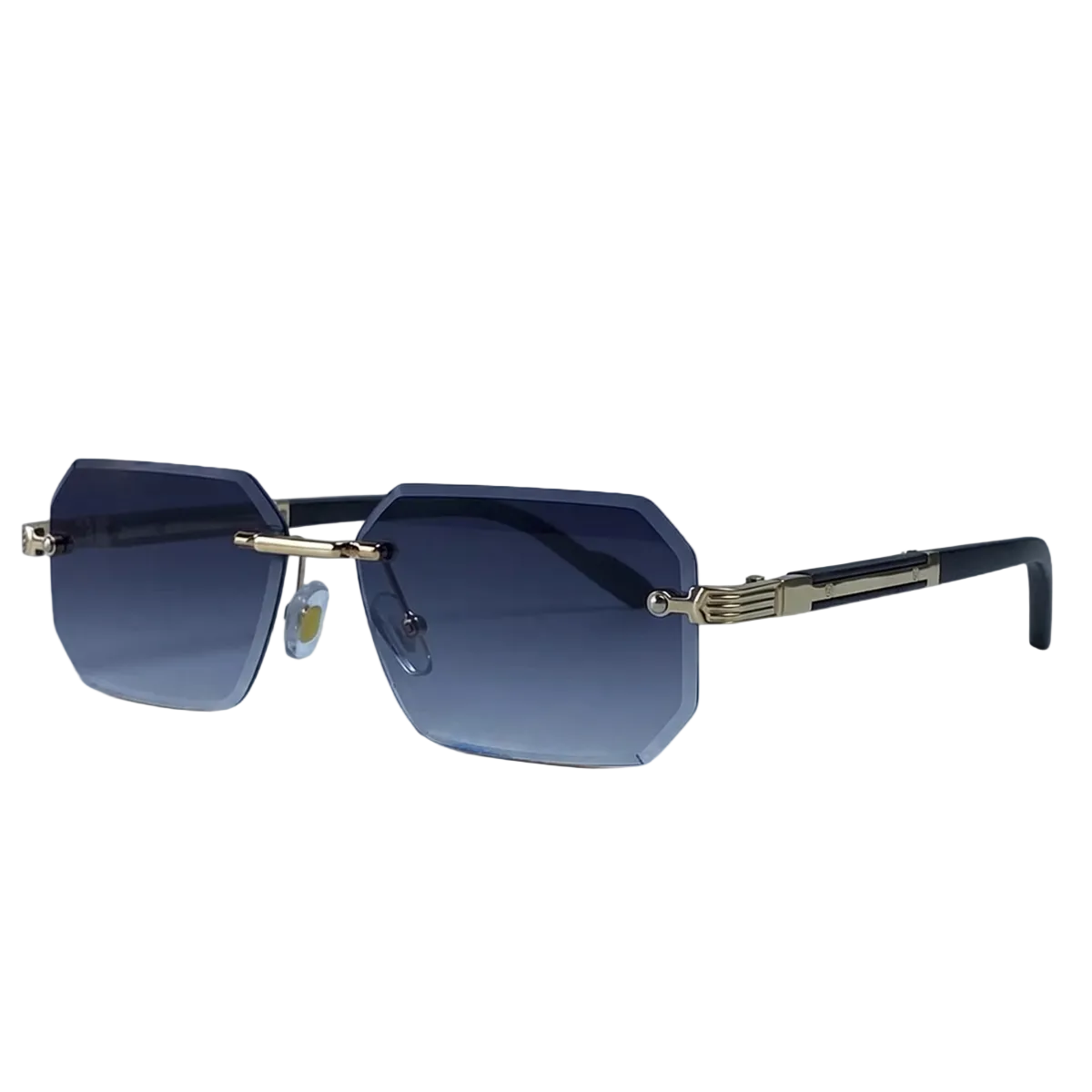 Sonnenbrille Herren Randlos Geometrisch Metallsteg