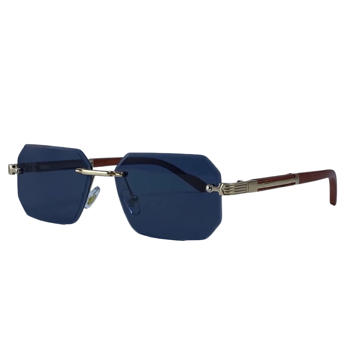 Sonnenbrille Herren Randlos Geometrisch Metallsteg
