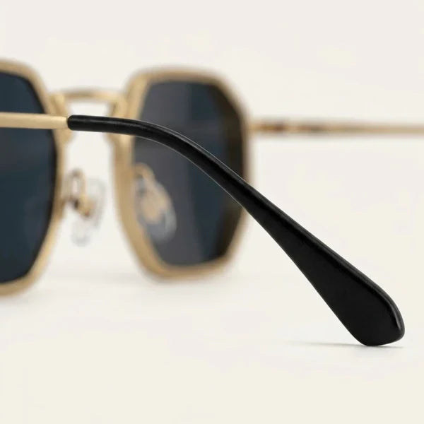Sonnenbrille Herren Geometrisch Vollrand Winkelsteg Verstellbar