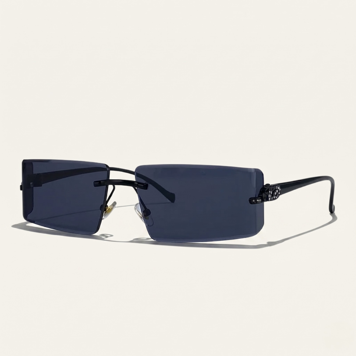 Sonnenbrille Herren Rechteckig Verstellbare Nasenpads Freizeit