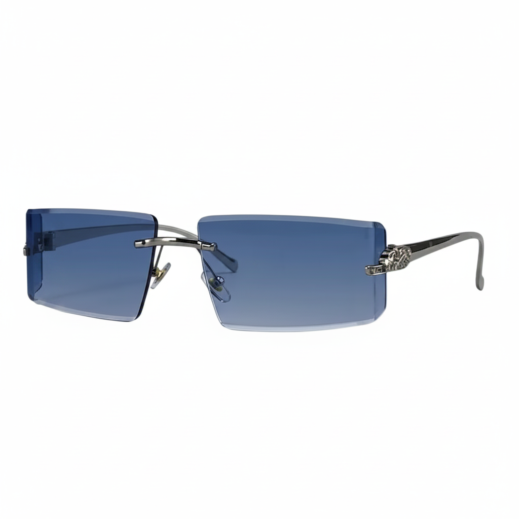 Sonnenbrille Herren Rechteckig Verstellbare Nasenpads Freizeit