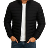 Steppjacke Herren Regular Fit Freizeit mit Stehkragen und Reißverschluss