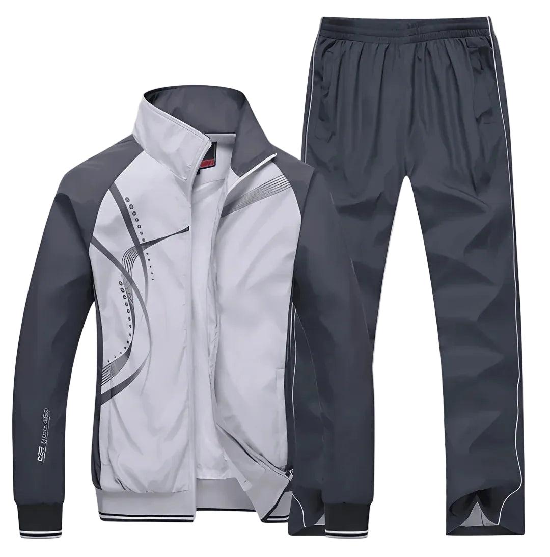 Trainingsanzug Herren Zweiteilig Reißverschlussjacke Freizeit