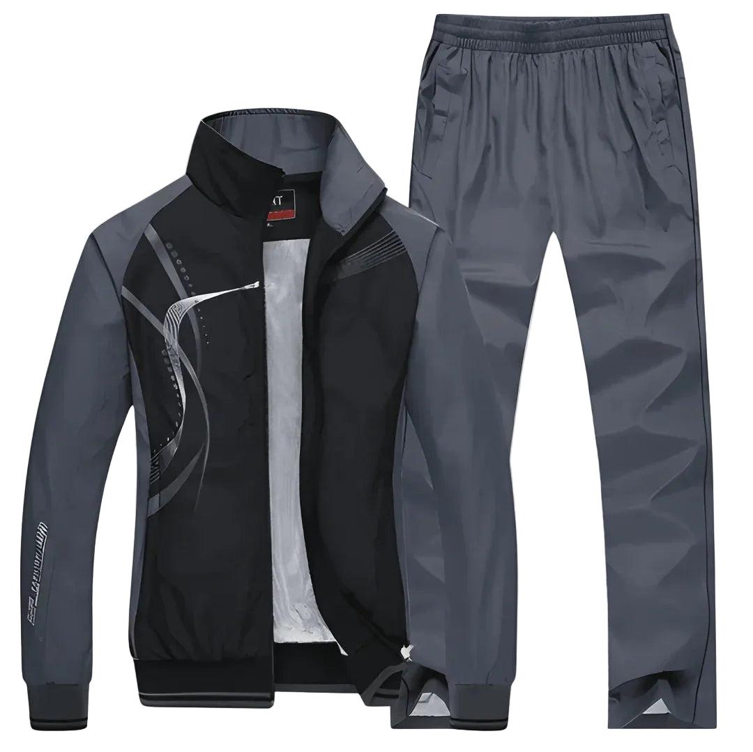 Trainingsanzug Herren Zweiteilig Reißverschlussjacke Freizeit