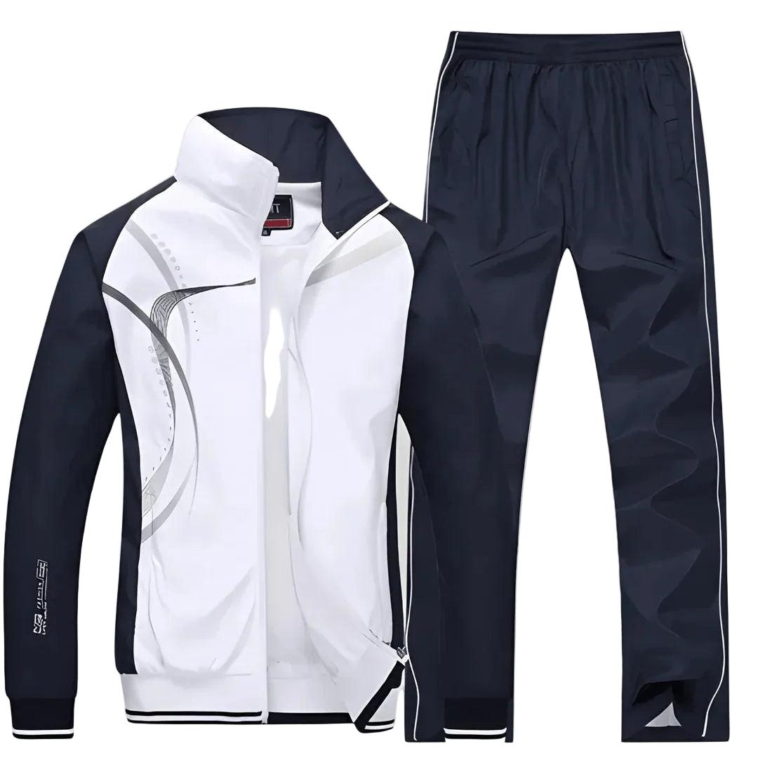 Trainingsanzug Herren Zweiteilig Reißverschlussjacke Freizeit