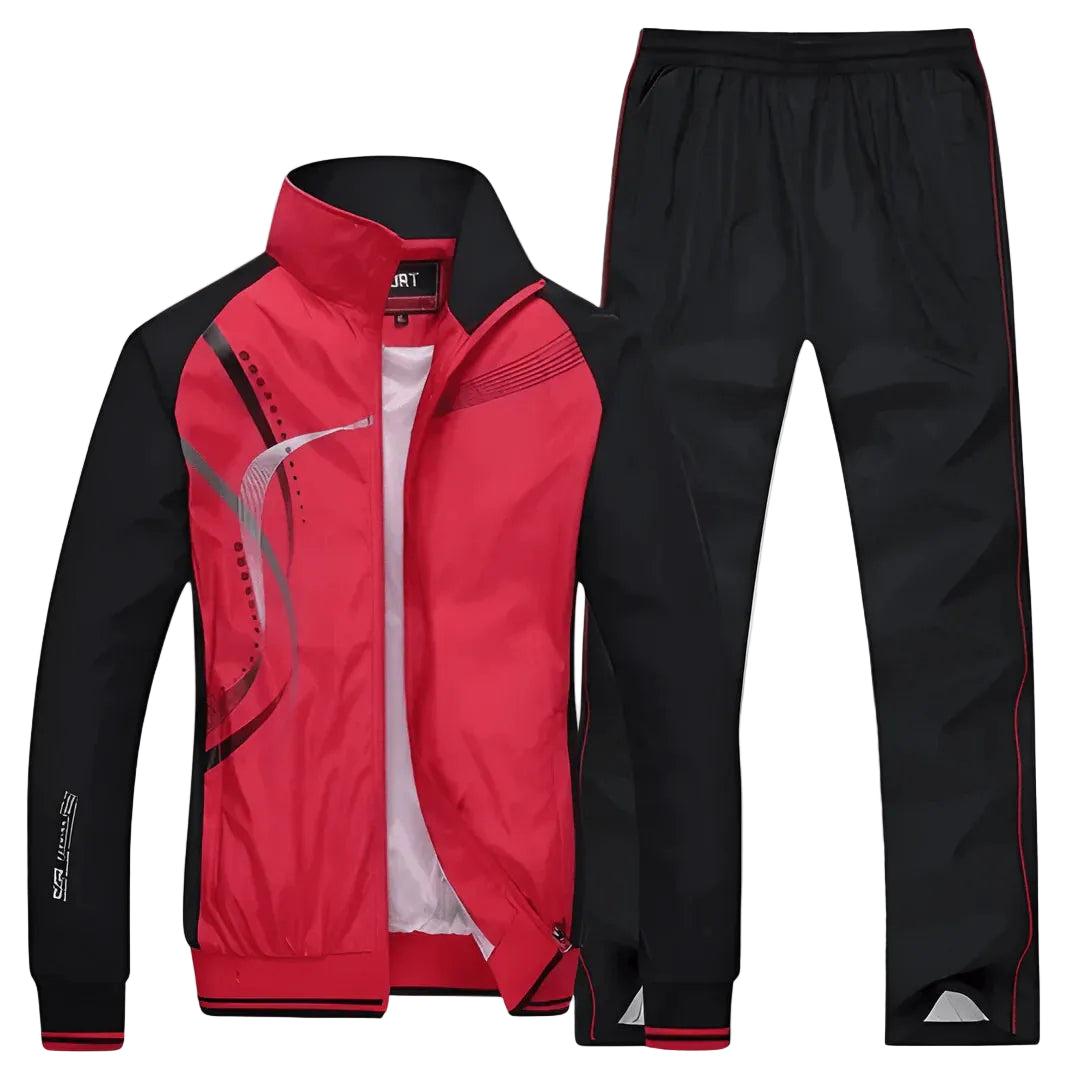 Trainingsanzug Herren Zweiteilig Reißverschlussjacke Freizeit