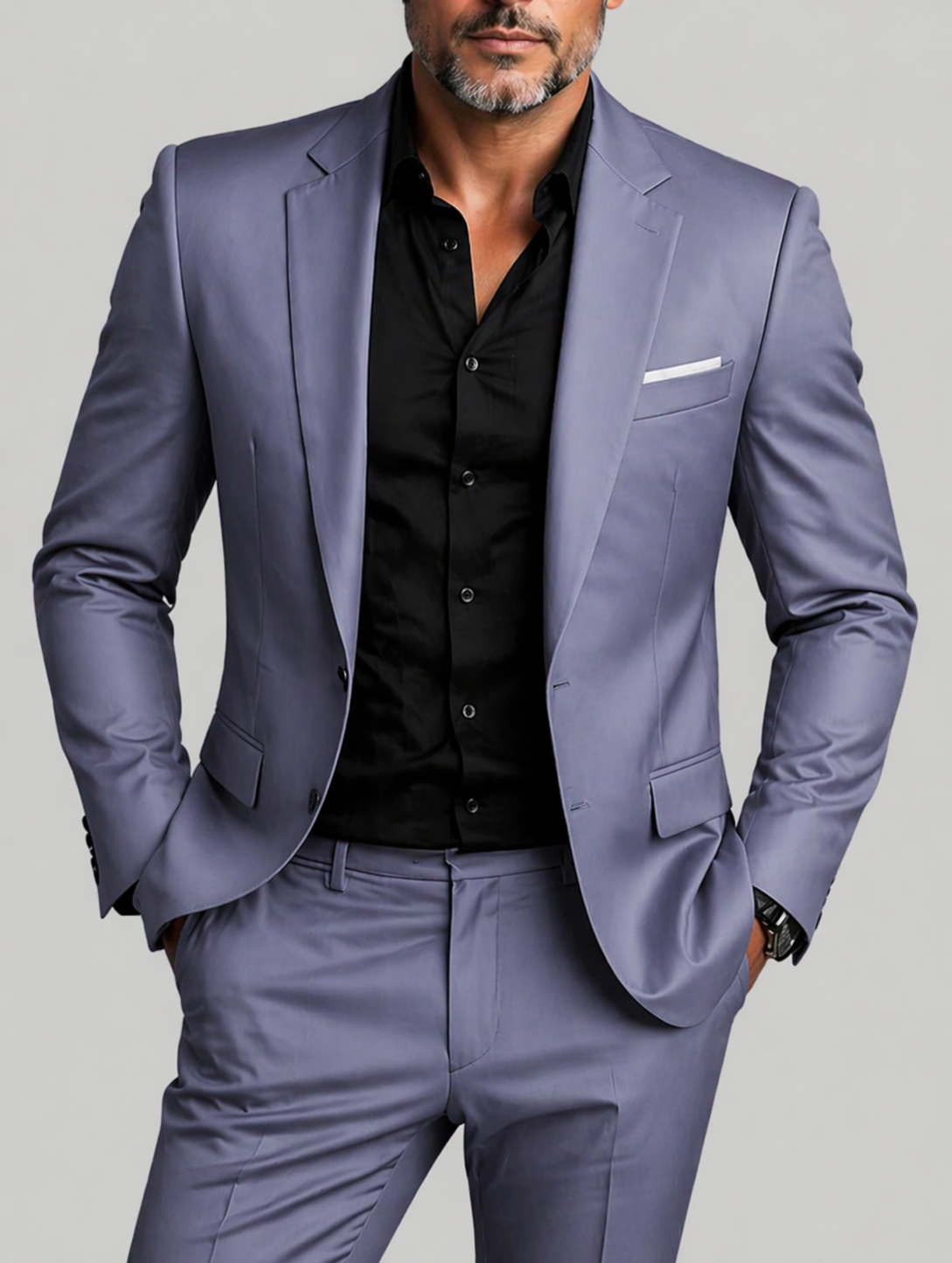 Zweiteiler Herren Sakko und Hose Business Regular Fit