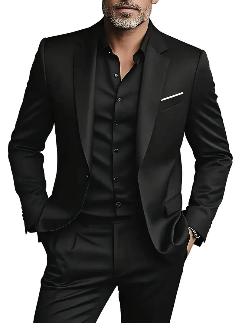 Zweiteiler Herren Sakko und Hose Business Regular Fit