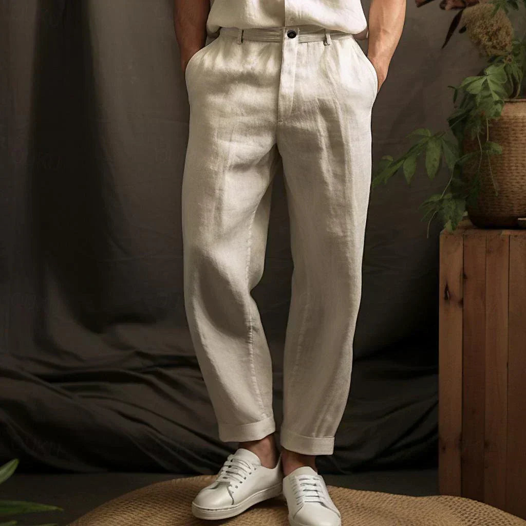 Bequeme Herren Stoffhose mit Relaxed Fit – Luca