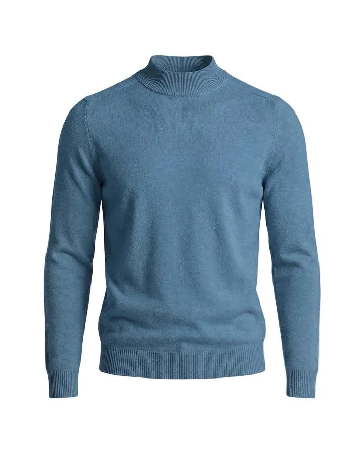 Pullover Herren Stehkragen Lange Ärmel Regular Fit Freizeit