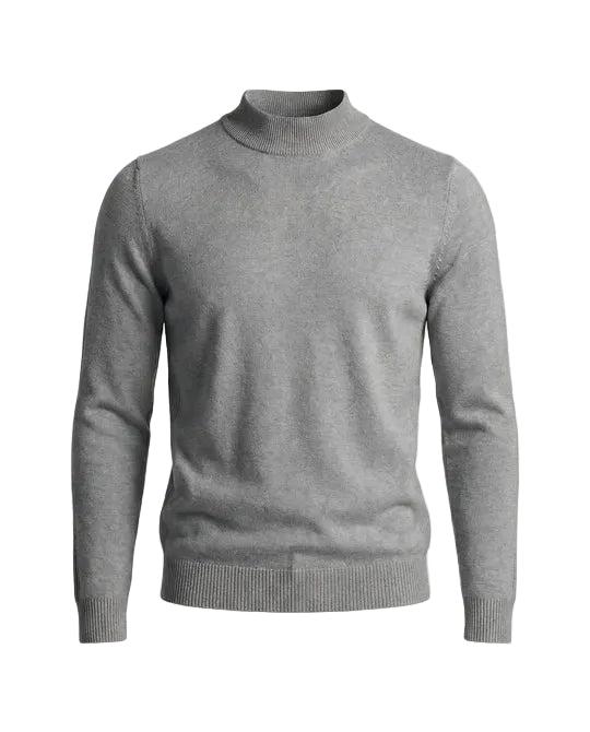 Pullover Herren Stehkragen Lange Ärmel Regular Fit Freizeit