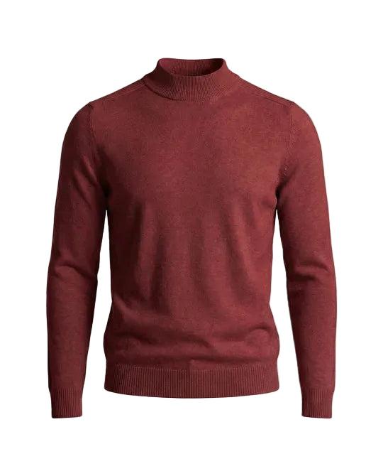 Pullover Herren Stehkragen Lange Ärmel Regular Fit Freizeit